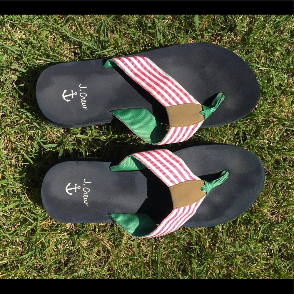 J CREW 6-6.5 beach sandals